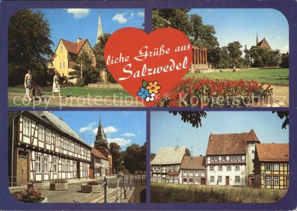 Salzwedel Burggarten Hohe Brücke Katharinenkirche