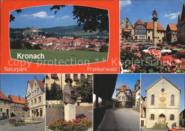 Kronach Oberfranken Denkmal Brunnen