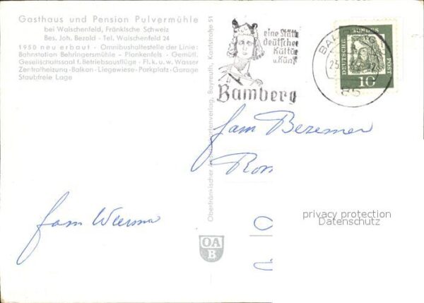 Waischenfeld Gasthaus Pulvermühle – Bild 2