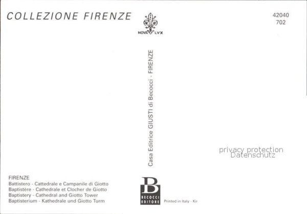 Firenze Florenz Kathedrale Giotto Turm – Bild 2