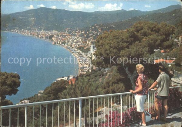 ALASSIO Savona Liguria IT Blick von San Croce
