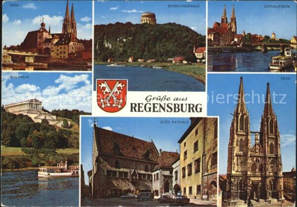 Regensburg Dom Walhalla Rathaus