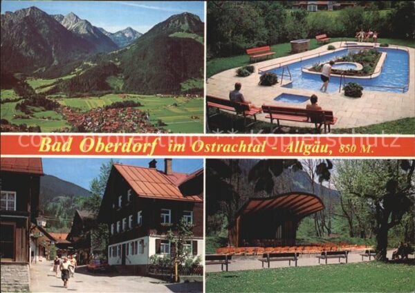 Bad Oberdorf Panorama Wassertretstelle Pavillon Teil