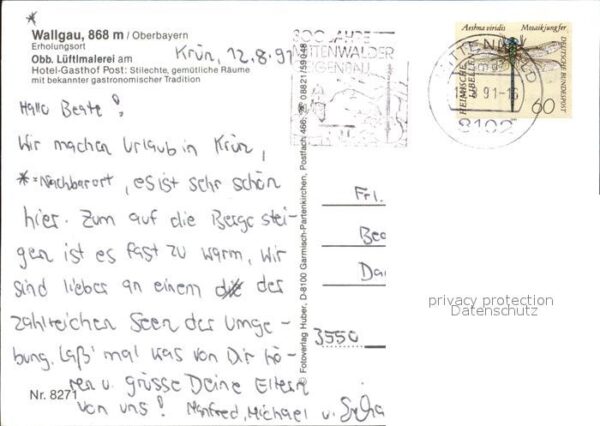 Wallgau Hotel Gasthof Post – Bild 2