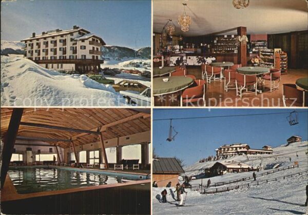 Polsa di Brentonico Hotel Dolomiti Hallenbad Gastraum Skili