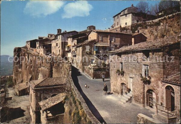 Orvieto Teilansicht Mittelalterisches Viertel