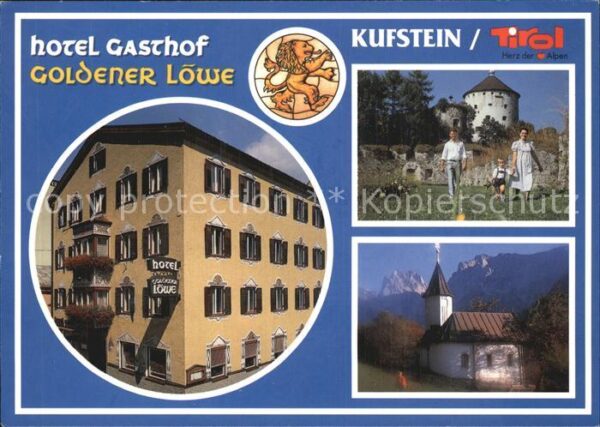 Kufstein Tirol Hotel Gasthof Löwe Kirche Burg