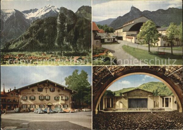 Oberammergau Kofel Notkarspitze Passionsspielhaus Ho