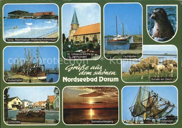 Dorum Yachthafen Kutterhafen Sankt Urbanus Ki
