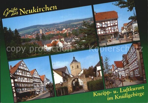 Neukirchen Knuellgebirge Fachwerkhäuser