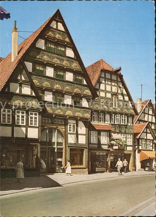 Salzuflen Bad Alte Bürgerhäuser Langen Strasse