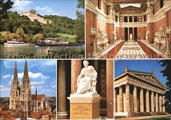 Donaustauf Walhalla Dom Denkmal Ludwig I.