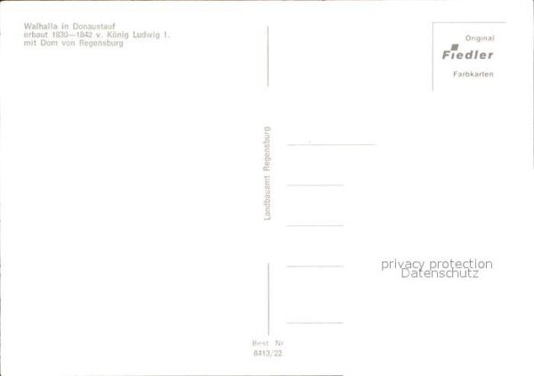 Donaustauf Walhalla Dom Denkmal Ludwig I. – Bild 2