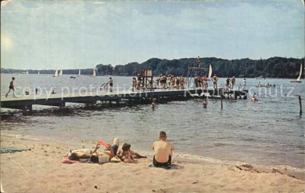 Michigan Lakeside Beach at Spring Lake