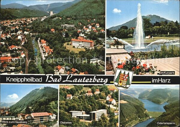 Bad Lauterberg Kurpark Odertalsperre  Fliegeraufnahme