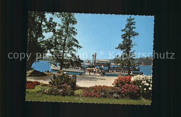 Poertschach Woerthersee Dampfer-Anlegestelle