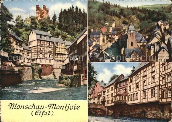 Monschau Hallerpartie Rurpartie Fachwerkhäuser