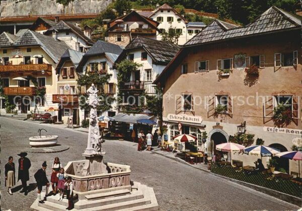 Hallstadt Bayern am Hallstättersee Marktplatz