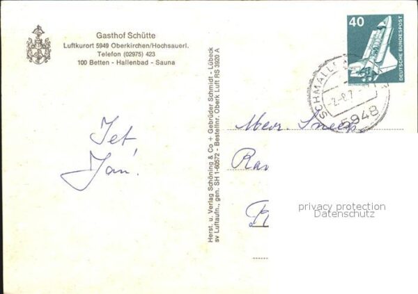 Oberkirchen Sauerland Fliegeraufnahme Gasthaus Schütte – Bild 2