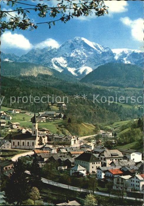 Marktschellenberg mit Hohem Göll und Brett