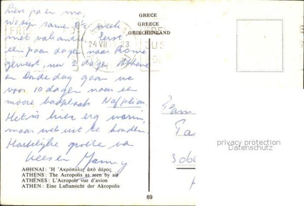 Athenes Athen Fliegeraufnahme mit Akropolis – Bild 2