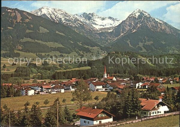 Fischen Allgaeu mit Entschenkopf Nebelhorn udn Rubihorn