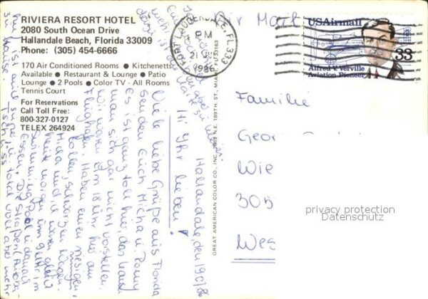 Hallandale Riviera Resort Hotel – Bild 2