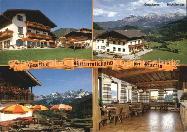 St Martin Tennengebirge Gasthaus Pension Buttermilchalm