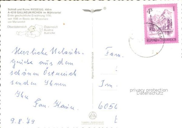 Riedegg Fliegeraufnahme Schloß – Bild 2