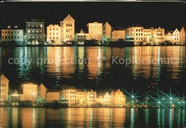 Willemstad Antilles by night