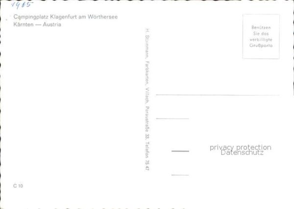Klagenfurt Woerthersee Fliegeraufnahme Camping und See – Bild 2