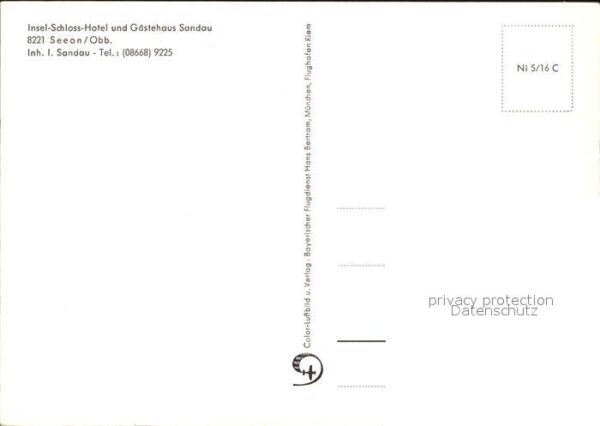 Seeon-Seebruck Fliegeraufnahme Insel Schloss-Hotel und – Bild 2