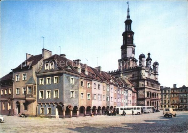 Poznan Posen Fragment Starego Rynku