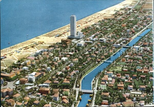 Cesenatico Fliegeraufnahme Strand