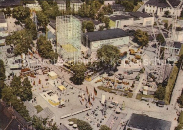 Poznan Posen Fliegeraufnahme Messegelände