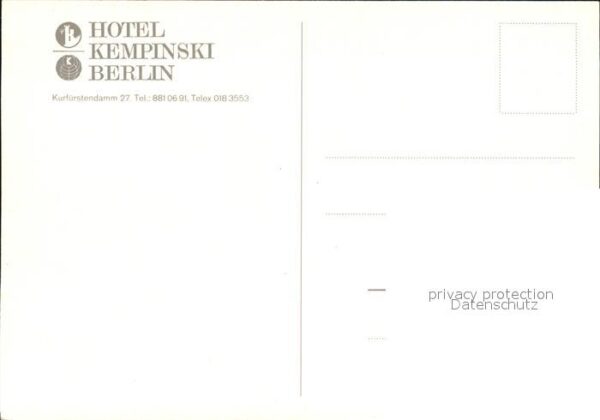 Berlin Hotel Kempinski – Bild 2
