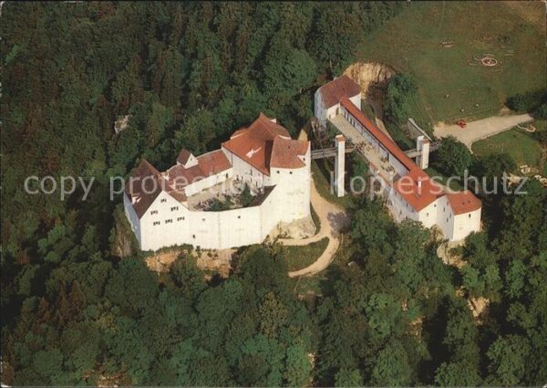 Leibertingen Fliegeraufnahme Jugendherberge Burg-Wil