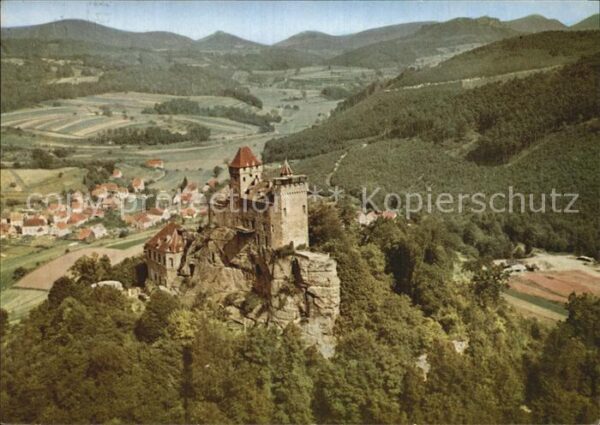 Berwartstein Fliegeraufnahme Burg