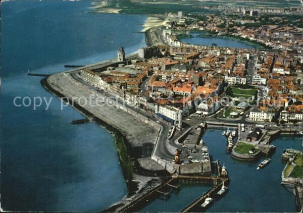 Vlissingen Fliegeraufnahme mit Hafen
