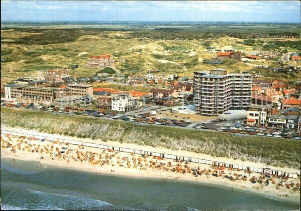 Egmond aan Zee Fliegeraufnahme mit Strand