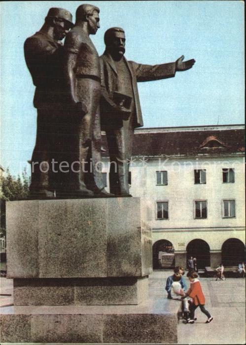 Litzmannstadt Lodz Pomnik Juliana Marchlewsklego