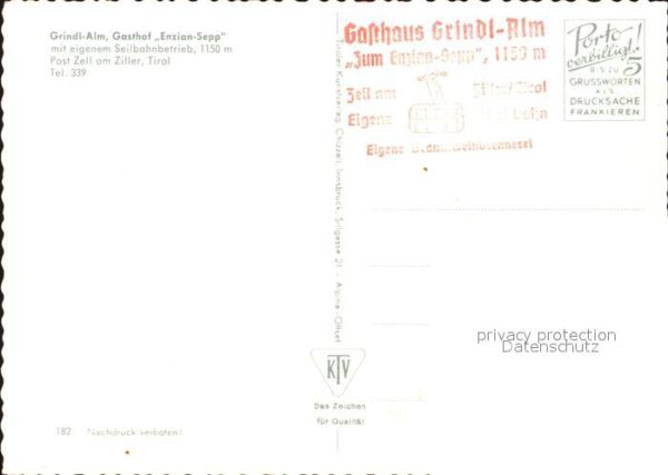 Zell Ziller Tirol Grindl Alm Gasthaus Enzian Sepp – Bild 2