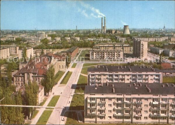 Litzmannstadt Lodz Fliegeraufnahme Widok