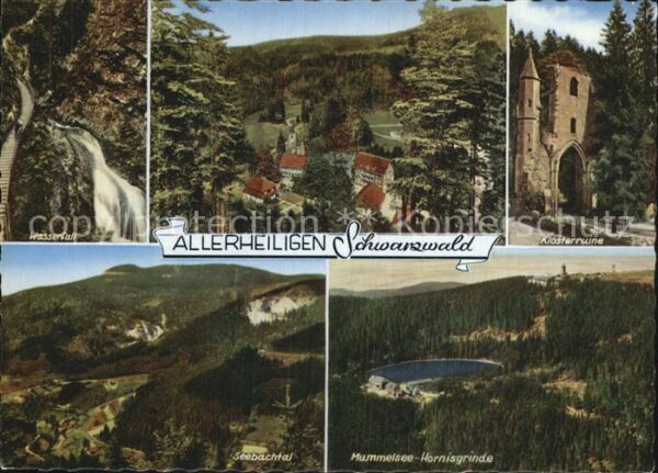 Allerheiligen Oppenau Klosterruine Wasserfall Hummelsee Horni