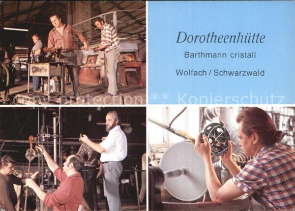 Wolfach Barthmann Cristall Dorotheenhütte Glasm