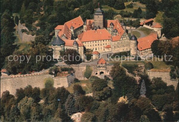 Kronach Oberfranken Fliegeraufnahme Veste Rosenberg