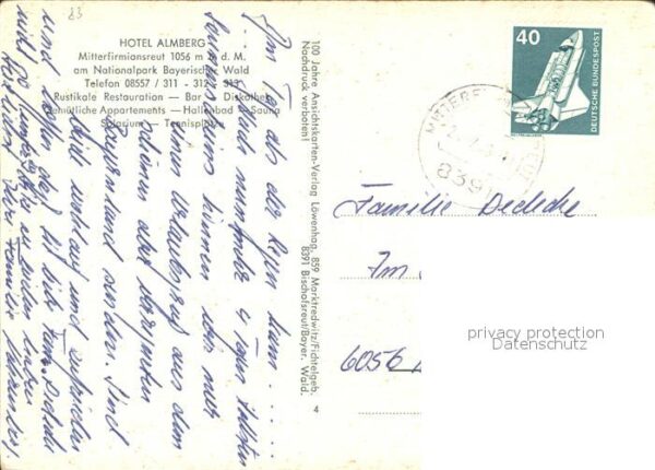 Mitterfirmiansreut Hotel Almberg Terrasse – Bild 2