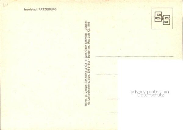 Ratzeburg Fliegeraufnahme Inselstadt – Bild 2