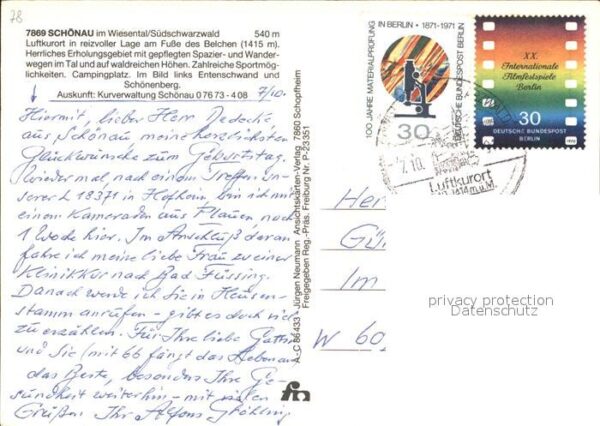 Schoenau Schwarzwald Fliegeraufnahme – Bild 2