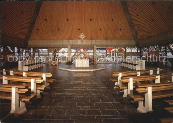 Baden-Baden Autobahnkirche St. Christophorus innen